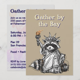 Gather by the Bay Liberty 250 Celebration Invitation