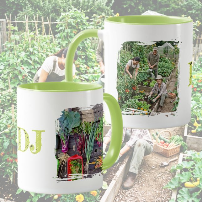 Gather, Grow & Remember Personalised Photo Mug (Creator Uploaded)