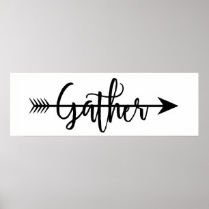Gather Home Decor Art Print