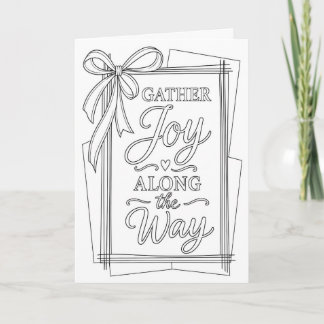 Gather Joy Along the Way Card