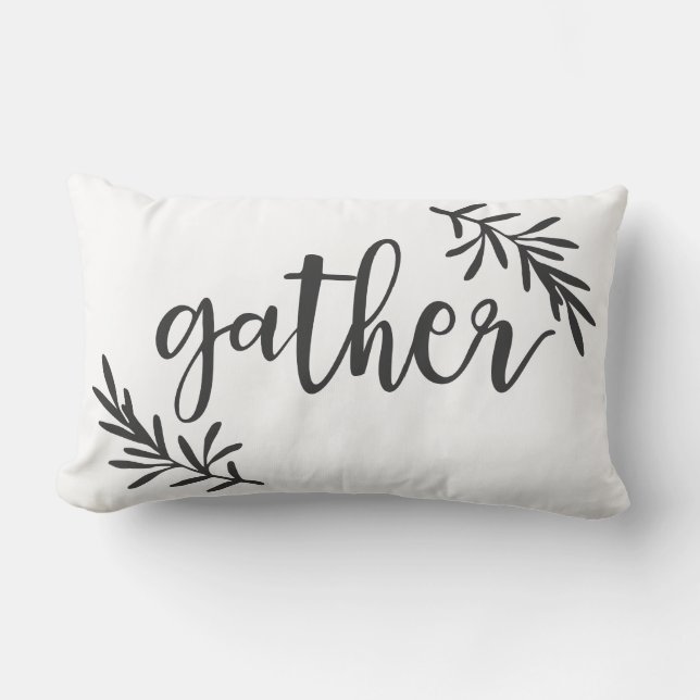 Gather  lumbar cushion (Front)