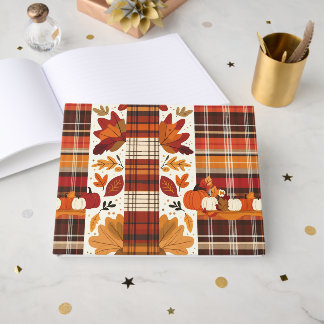 Gather 'Round the Plaid Guest Book