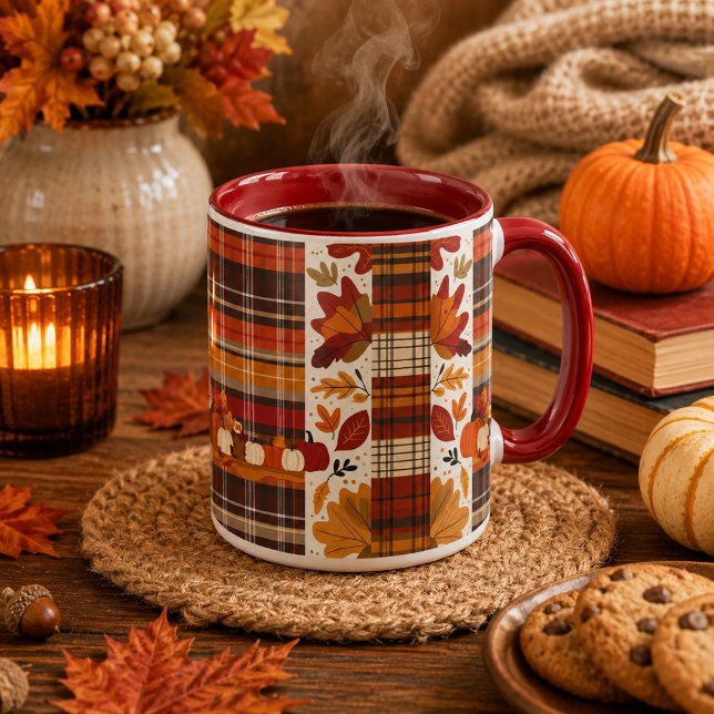 Gather 'Round the Plaid Mug (Creator Uploaded)