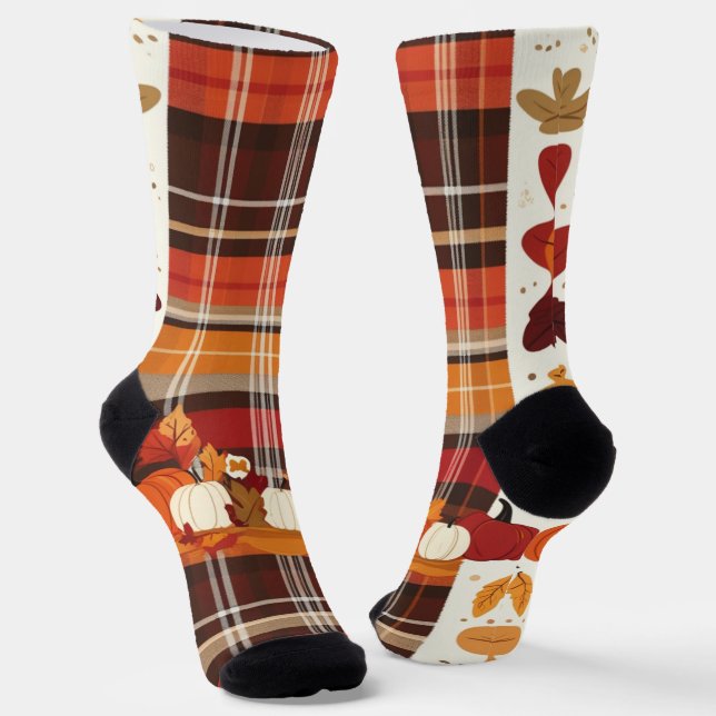 Gather 'Round the Plaid Socks (Angled)