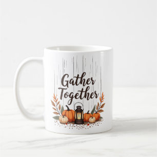 Gather Together – Rustic Chalkboard Farmhouse Coffee Mug