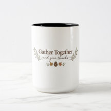 Gather Together Thanksgiving Mug