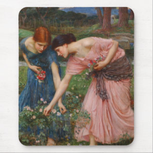 Gather Ye Rosebuds by John W. Waterhouse Mouse Pad