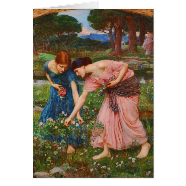 Gather Ye Rosebuds While Ye May by John Waterhouse (Front)