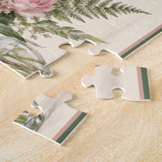 Gathered Garden Peonies and Irises Puzzle