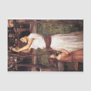 Gathering Almond Blossoms by J W Waterhouse Tissue Paper