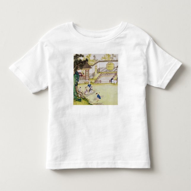 Gathering bamboo to make paper toddler T-Shirt (Front)