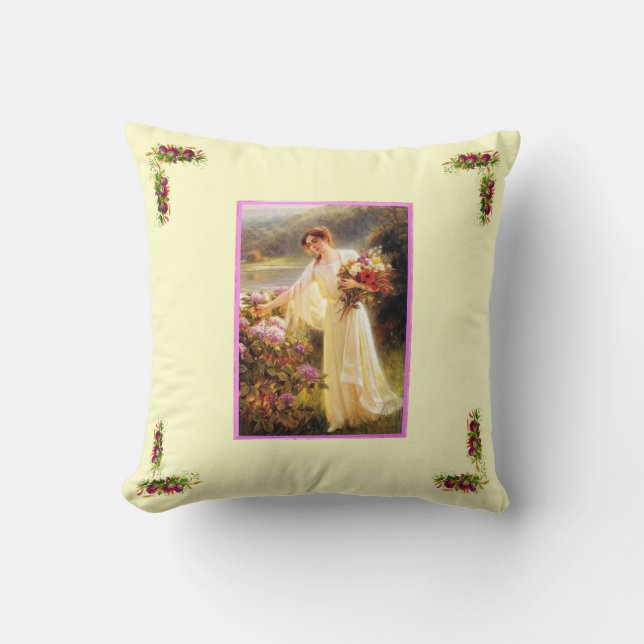 Gathering Flowers American MoJo Pillows (Front)