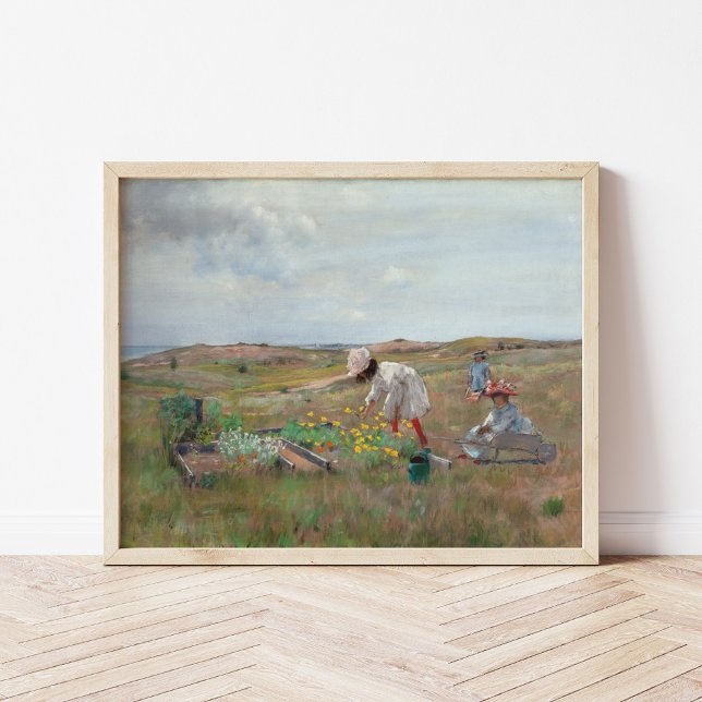 Gathering Flowers | William Merritt Chase Poster (Creator Uploaded)