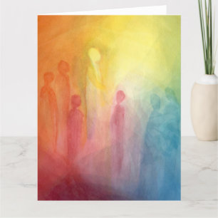 Gathering in the light card