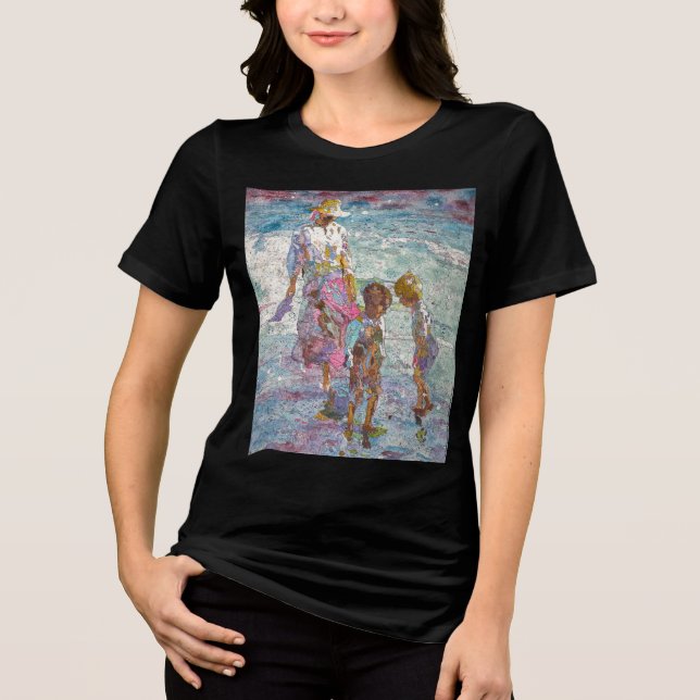 Gathering Light © – Fine Art Tri‑Blend Shirt (Front)