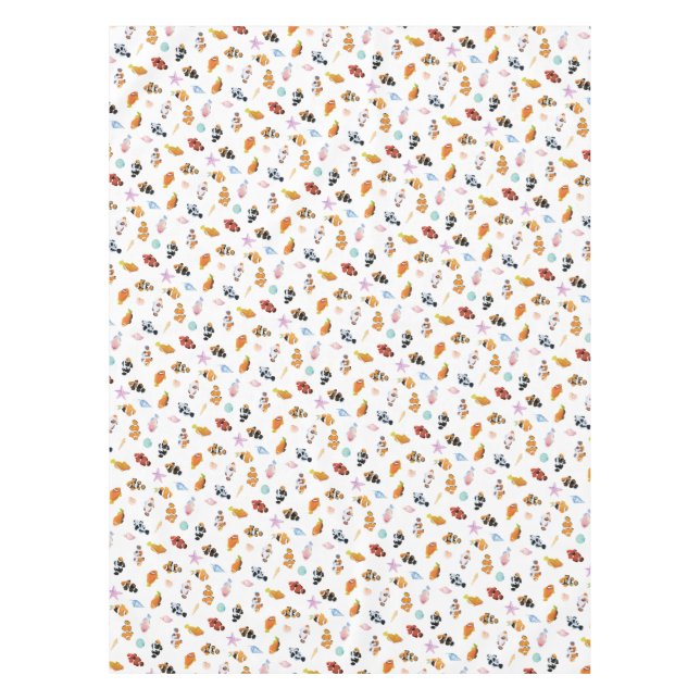 Gathering of Clownfish | Ocean Art Design Tablecloth (Front)