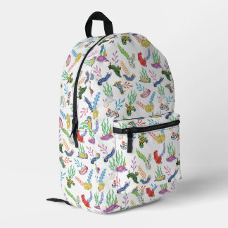 Gathering of Nudibranchs | Ocean Art Design Printed Backpack