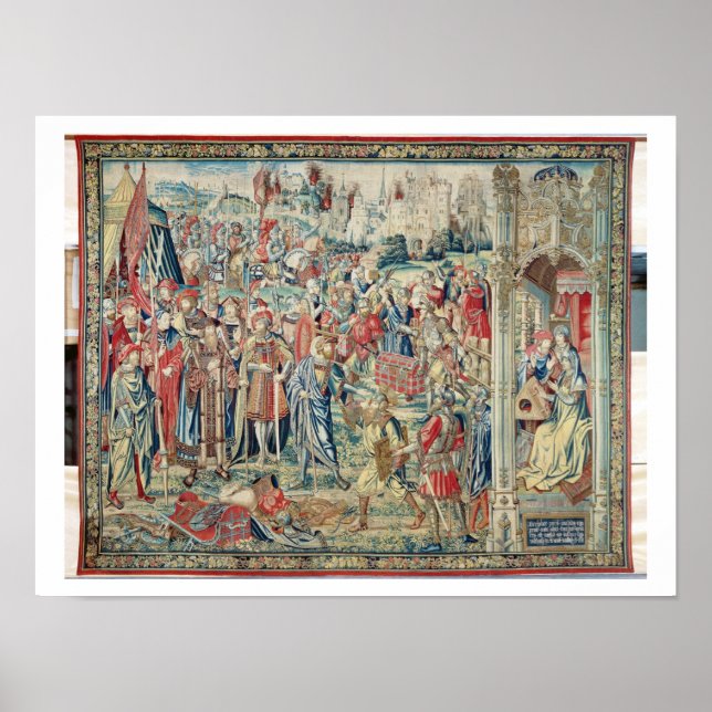Gathering the Booty, Tapestry of David and Bathshe Poster (Front)