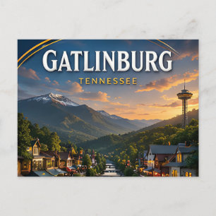Gatlinburg Great Smoky Mountains Postcard