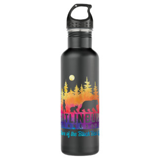 Gatlinburg Tennessee Bear Great Smoky Mountains Ti 710 Ml Water Bottle