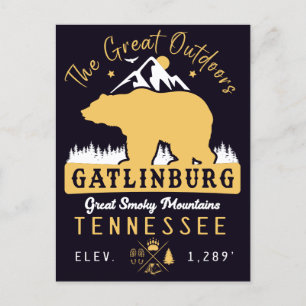 Gatlinburg Tennessee Mountains Souvenirs Postcard