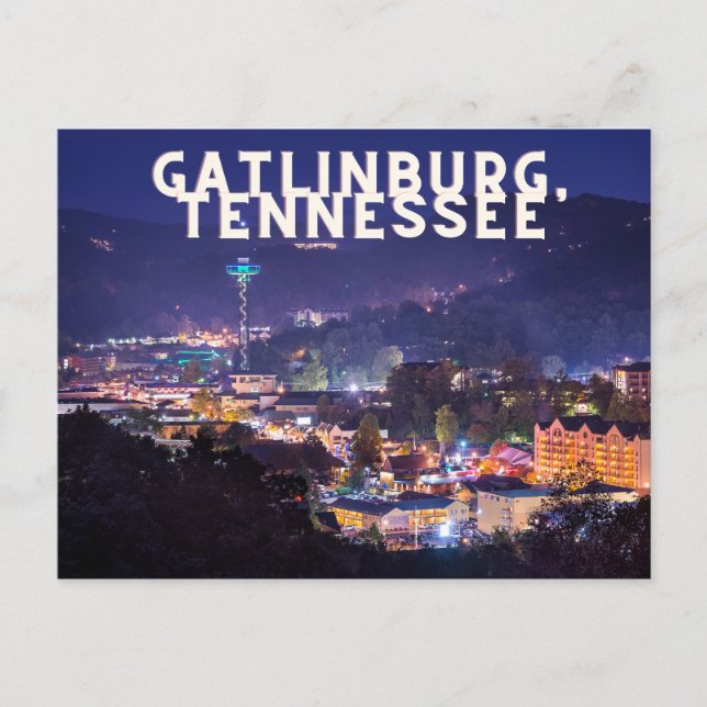 Gatlinburg, Tennessee Postcard (Front)