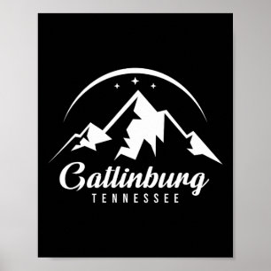Gatlinburg Tennessee Ski Resort Skiing Snowboardin Poster