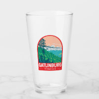 Gatlinburg Tennessee Travel Art Emblem