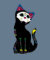 'Gato Muerto' Dia De Los Muertos Cat