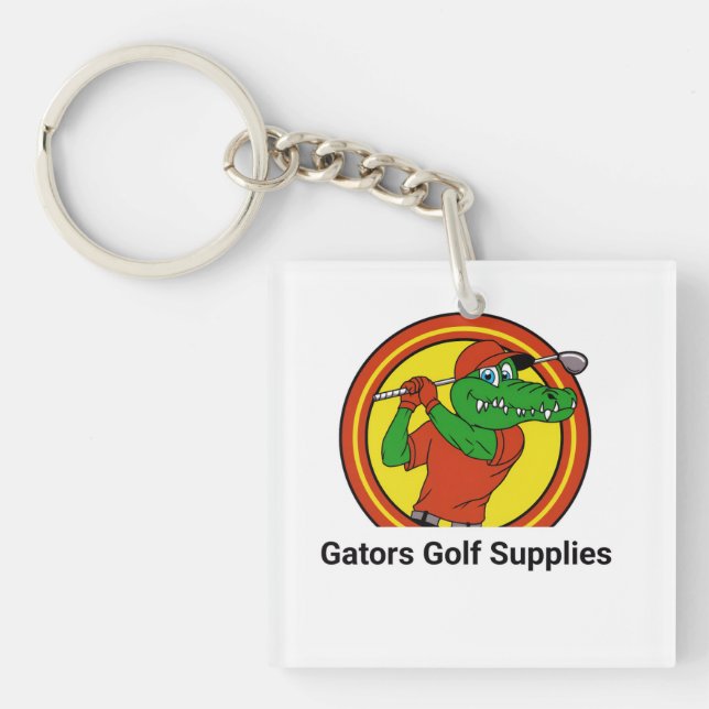 Gator Acrylic Keychain (Front)