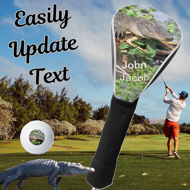 Gator - Alligator Driver Golf Club Cover (gator golf club cover)