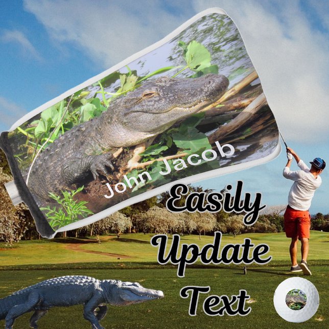 Gator - Alligator Putter Golf Club Cover (gator golf club head long one)