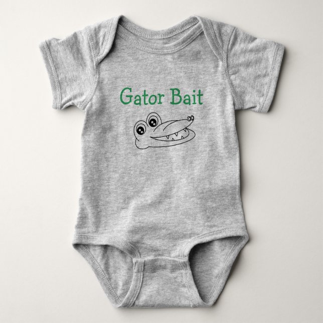 Gator Bait Baby Bodysuit (Front)