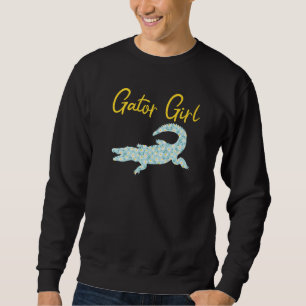 Gator Girl Alligator Zookeeper Crocodile Sweatshirt