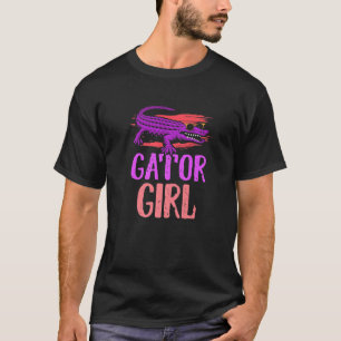 Gator Girl for Women Crocodile  Girls T-Shirt