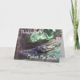 'Gator Grins: Thinking of You - Greeting Card