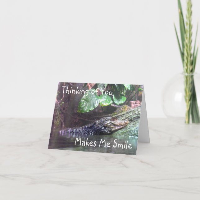 'Gator Grins: Thinking of You - Note Card (Front)