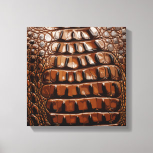 Gator Texture Canvas Print