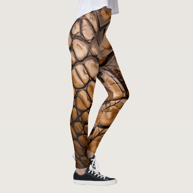 Gator Texture Leggings (Right)