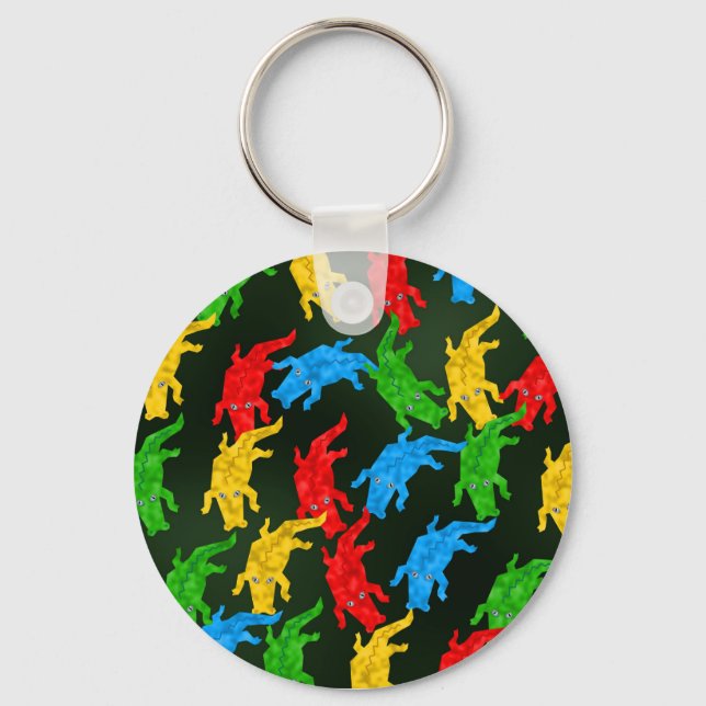 Gator Wallpaper Key Ring (Front)