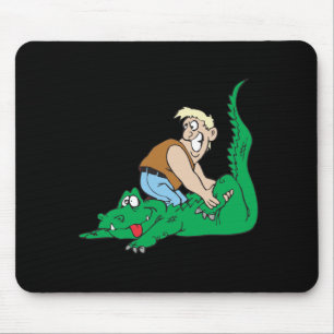 Gator Wrestling 3 Mouse Pad