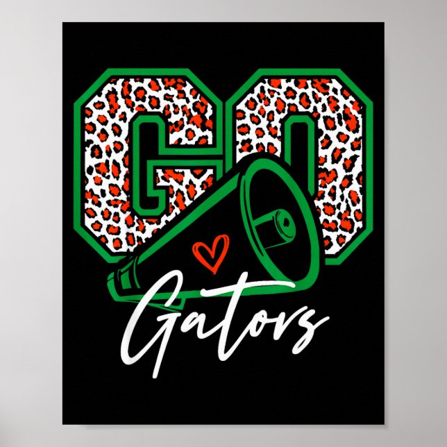 Gatorr Name Team Go Back To School Heart For Men W Poster (Front)