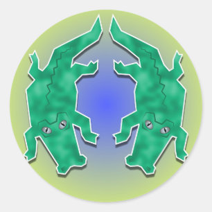 Gators Classic Round Sticker