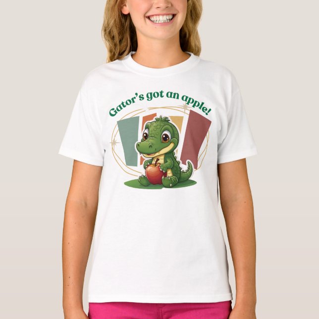 Gator's got an apple  T-Shirt (Front)