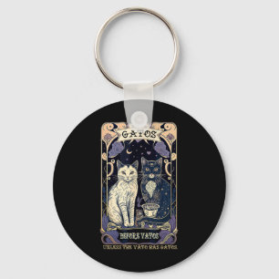 Gatos Before Vatos Unless The Vato Has Gatos Key Ring