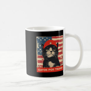 Gatos Por Trump Spanish Funny Cat Political Suppor Coffee Mug