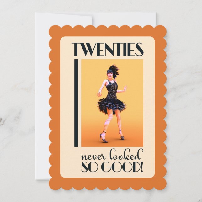 Gatsby 20th Birthday Party  Invitation (Front)