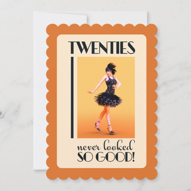 Gatsby 20th Birthday Party  Invitation (Front)