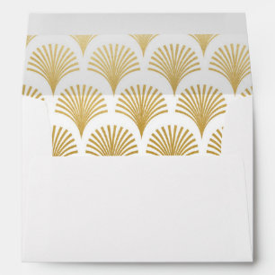 Gatsby Art Deco 1920s Wedding Pattern Envelopes