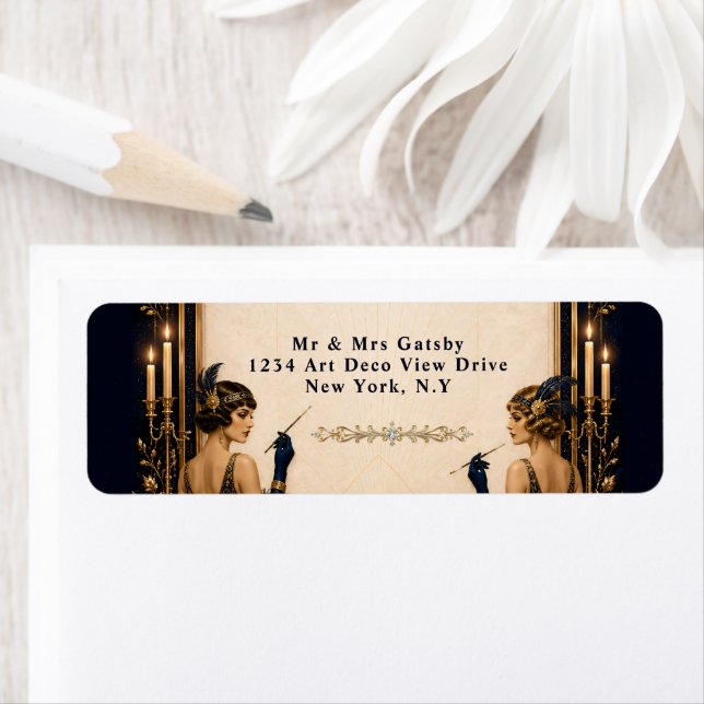 Gatsby flapper girls 1920's theme wedding editable (Insitu)